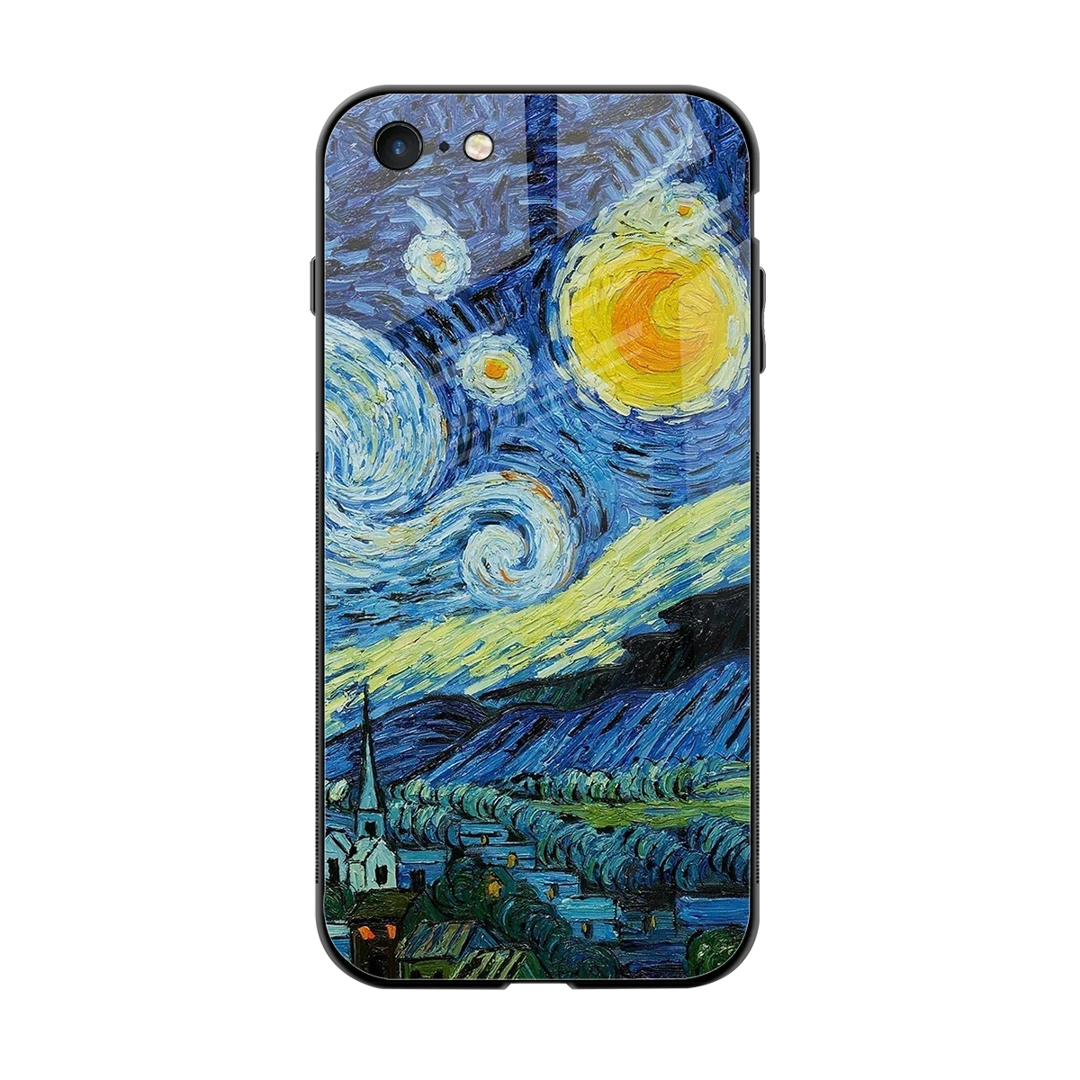 Starry night back phone cover | glass case for iphone 6