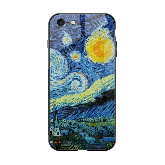 Starry night back phone cover | glass case for iphone 6