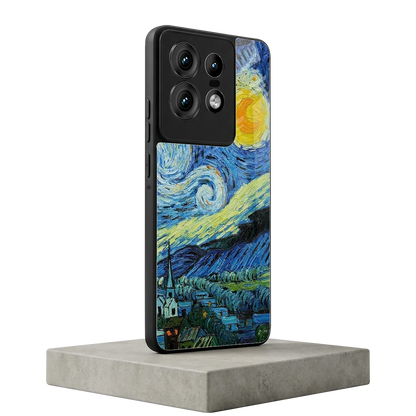 Starry night motorola edge 50 pro mobile cover | shockproof glass phone case