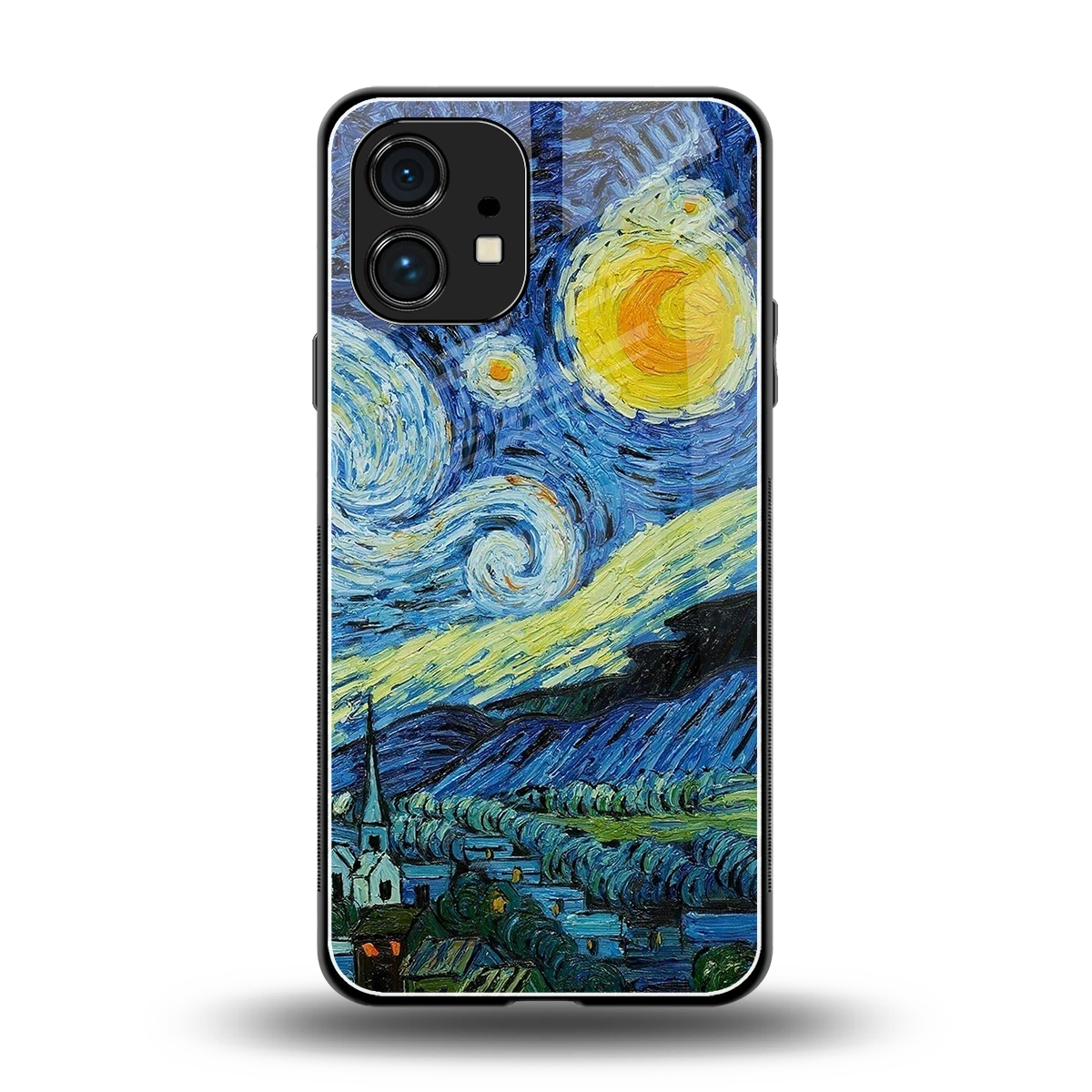 Starry night back phone cover | glass case for nothing phone 1