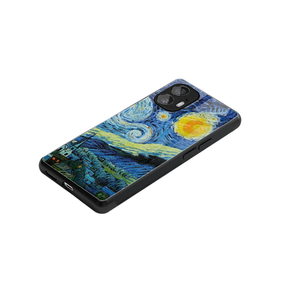 Starry night stylish phone case for nothing phone 2 | glossy glass and slim fit