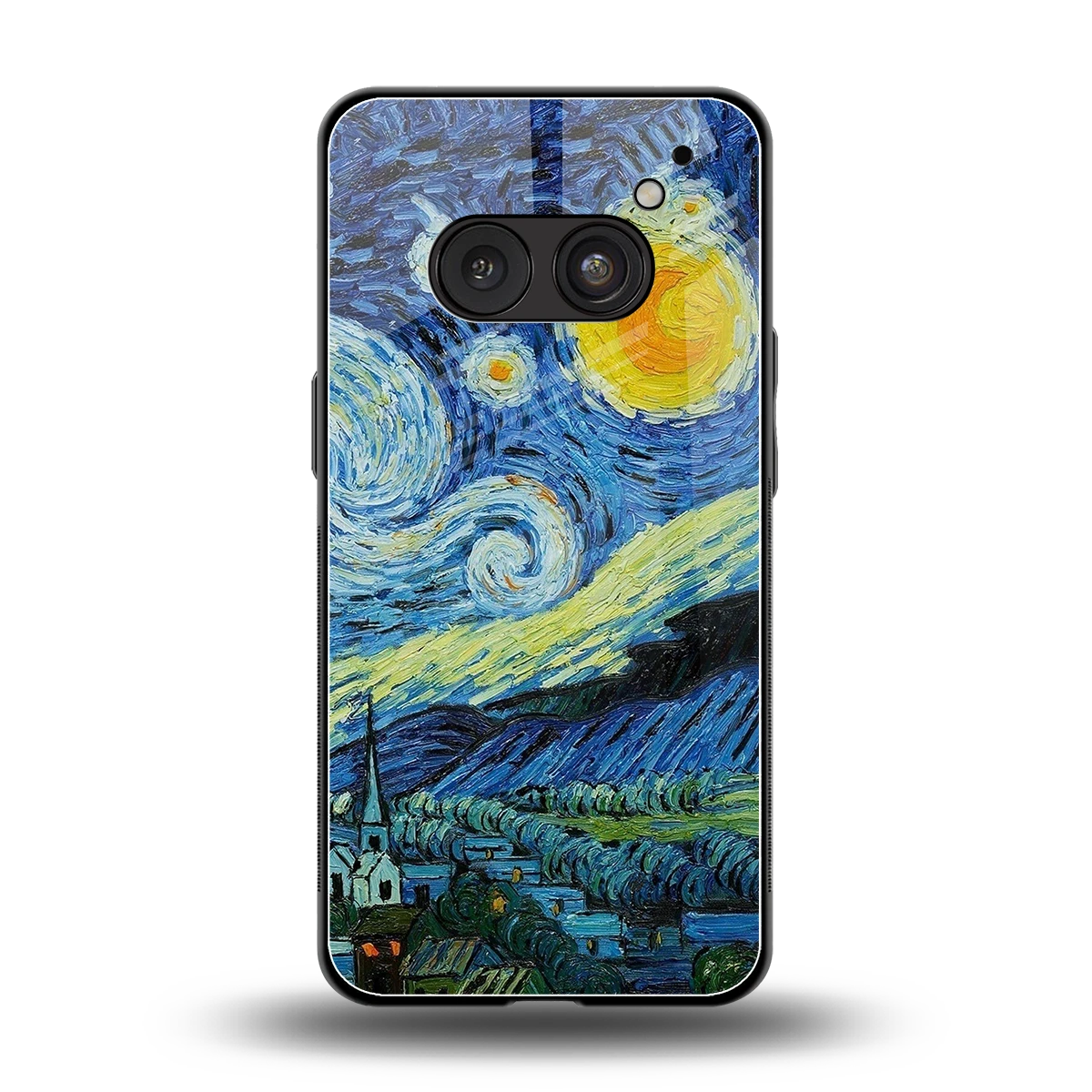 Starry night back phone cover | glass case for nothing phone 2a