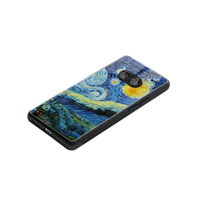 Starry night stylish phone case for nothing phone 2a | glossy glass and slim fit