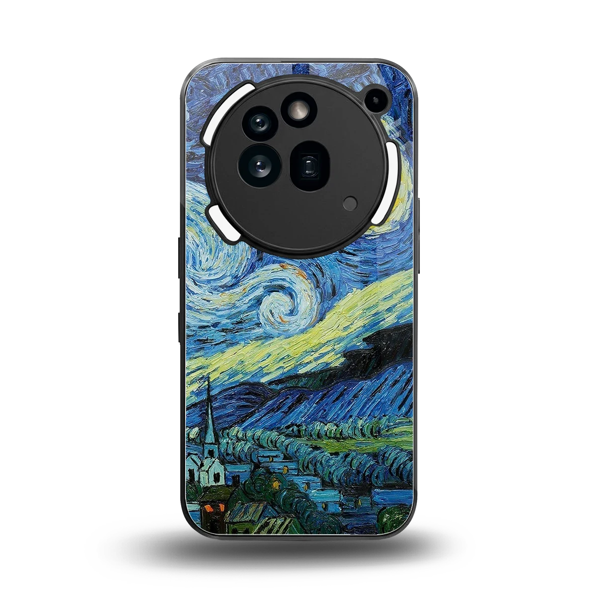 Starry night back phone cover | glass case for nothing phone 3a pro