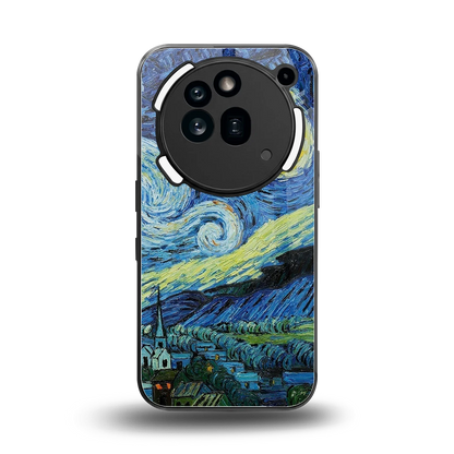 Starry night back phone cover | glass case for nothing phone 3a pro