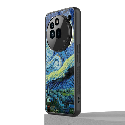 Starry night nothing phone 3a pro mobile cover | shockproof glass phone case