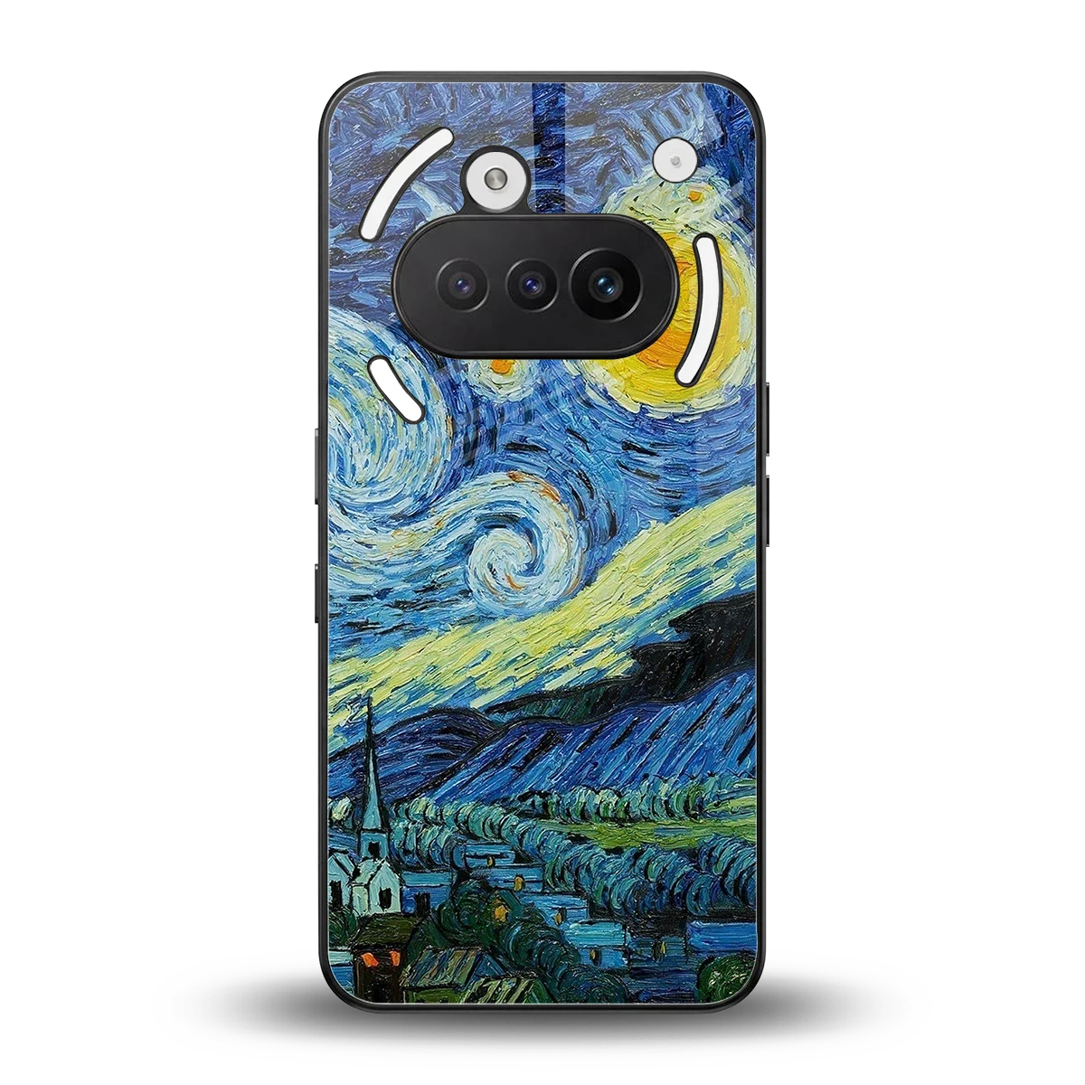 Starry night back phone cover | glass case for nothing phone 3a