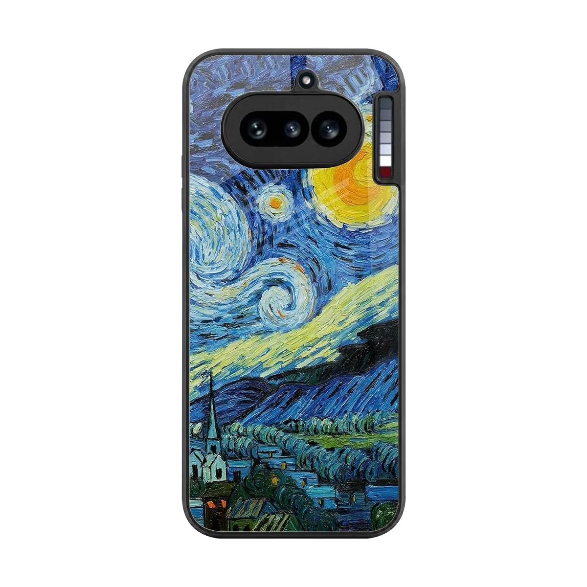 Starry night back phone cover | glass case for nothing phone 4a