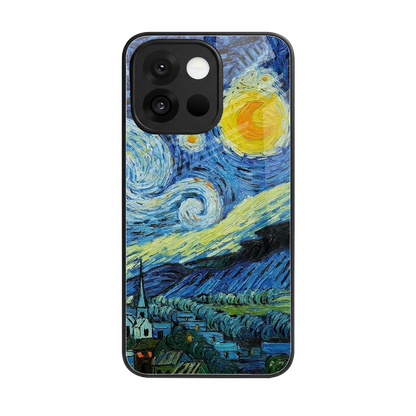 Starry night back phone cover | glass case for oneplus 13s