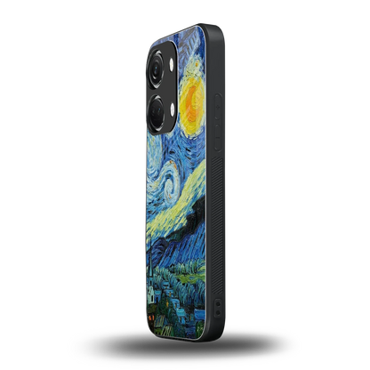 Starry night oneplus nord 3 mobile cover | shockproof glass phone case