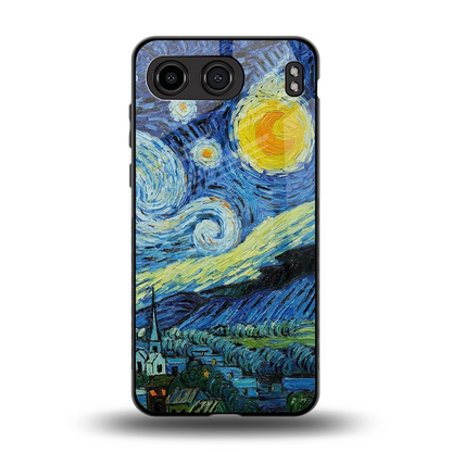 Starry night back phone cover | glass case for oneplus nord 4
