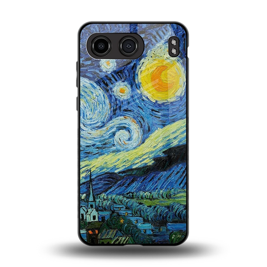 Starry night back phone cover | glass case for oneplus nord 4
