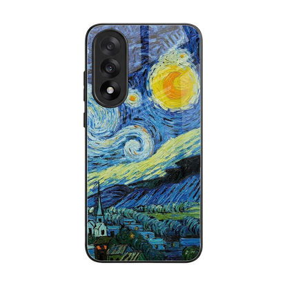 Starry night back phone cover | glass case for oneplus nord 5