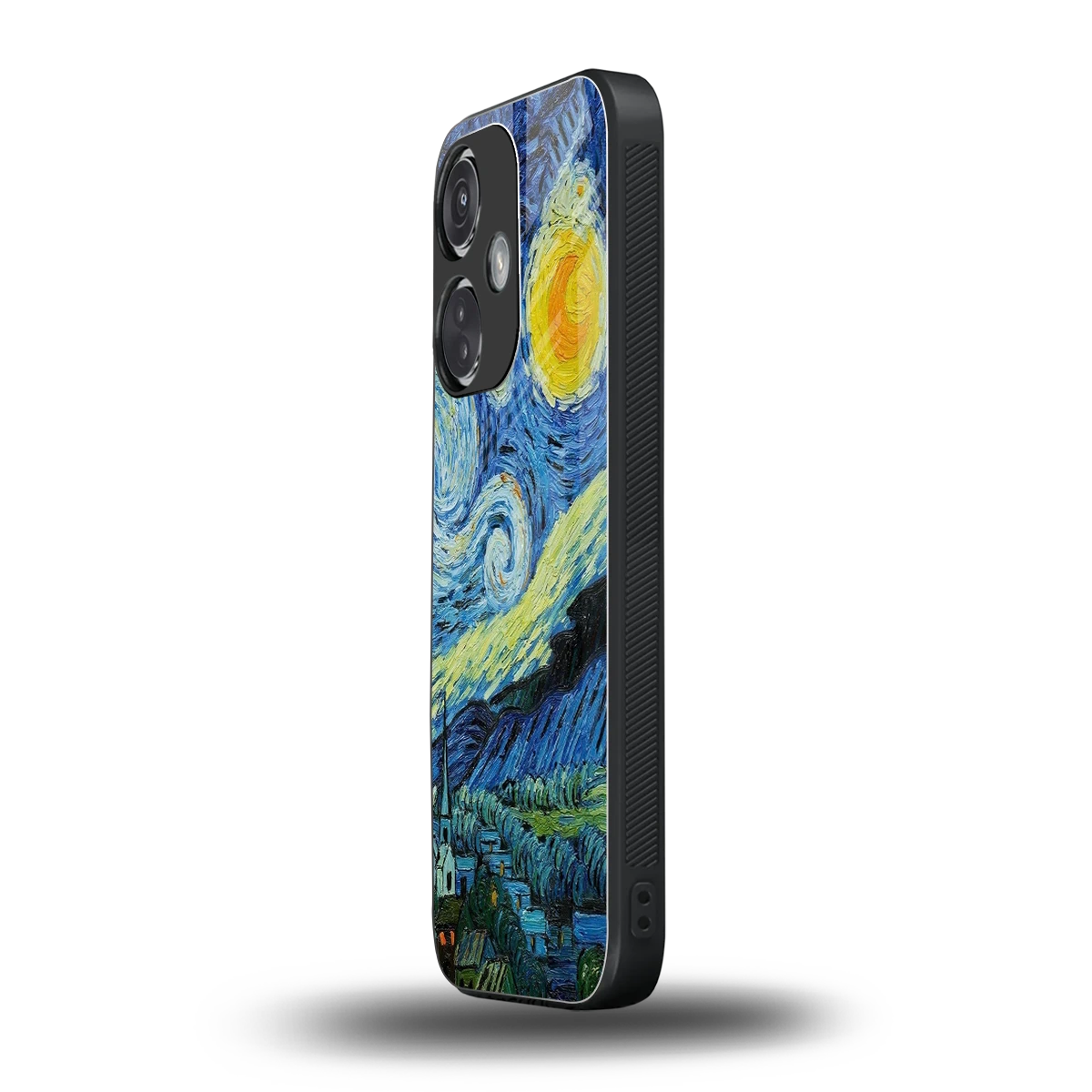 Starry night oneplus nord ce 3 mobile cover | shockproof glass phone case
