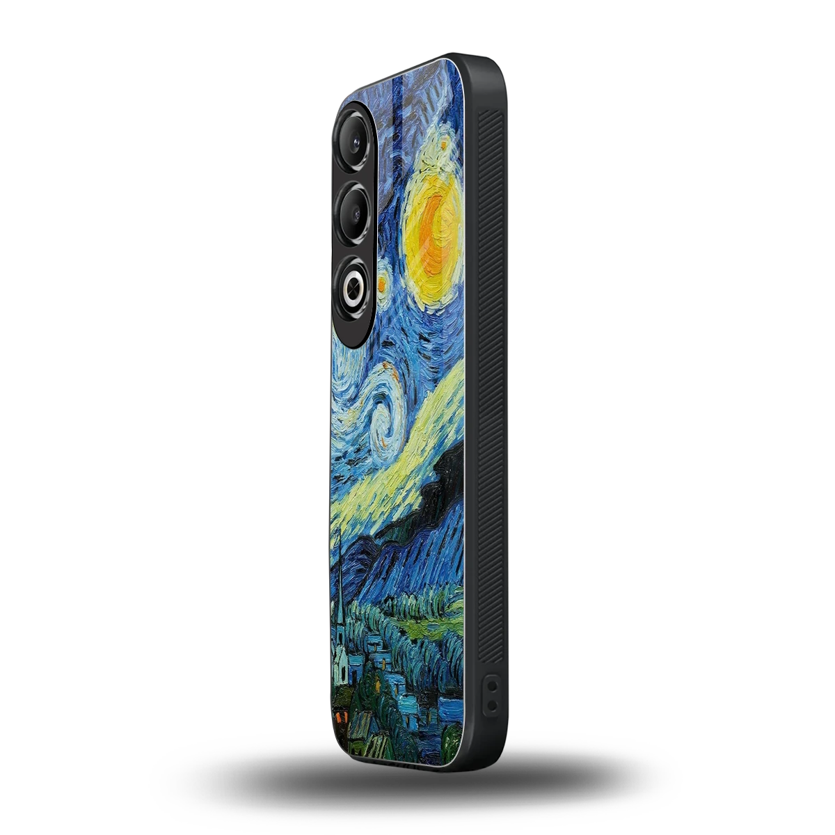 Starry night oneplus nord ce 4 mobile cover | shockproof glass phone case