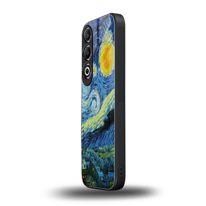 Starry night oneplus nord ce 4 mobile cover | shockproof glass phone case