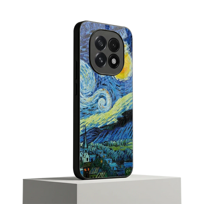 Starry night oppo f29 5g mobile cover | shockproof glass phone case