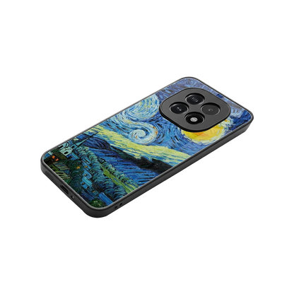 Starry night stylish phone case for oppo f29 5g | glossy glass and slim fit