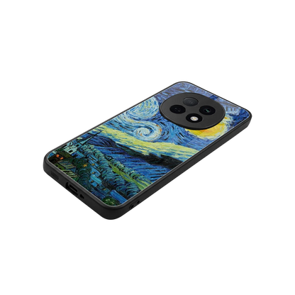 Starry night stylish phone case for oppo f29 pro 5g | glossy glass and slim fit