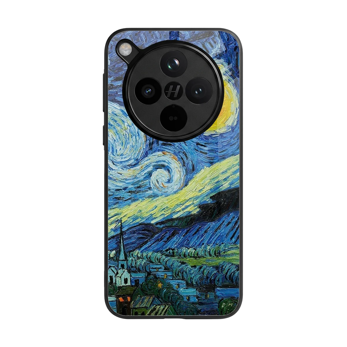 Starry night back phone cover | glass case for oppo find x8