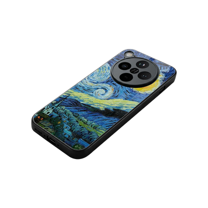 Starry night stylish phone case for oppo find x8 | glossy glass and slim fit