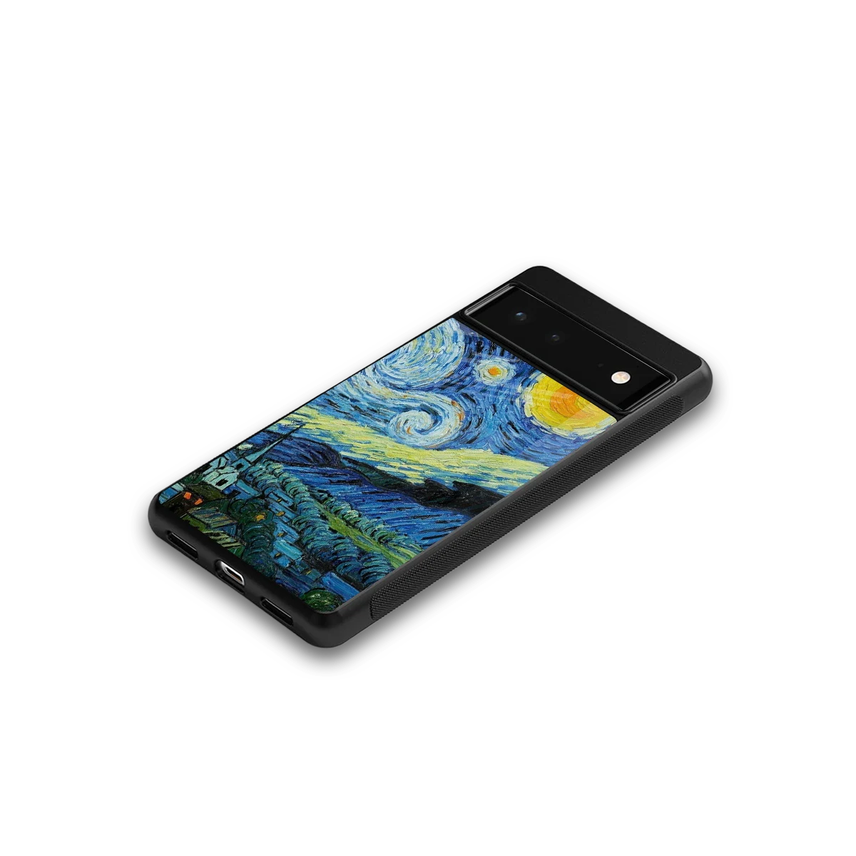 Starry night google pixel 6 mobile cover | shockproof glass phone case