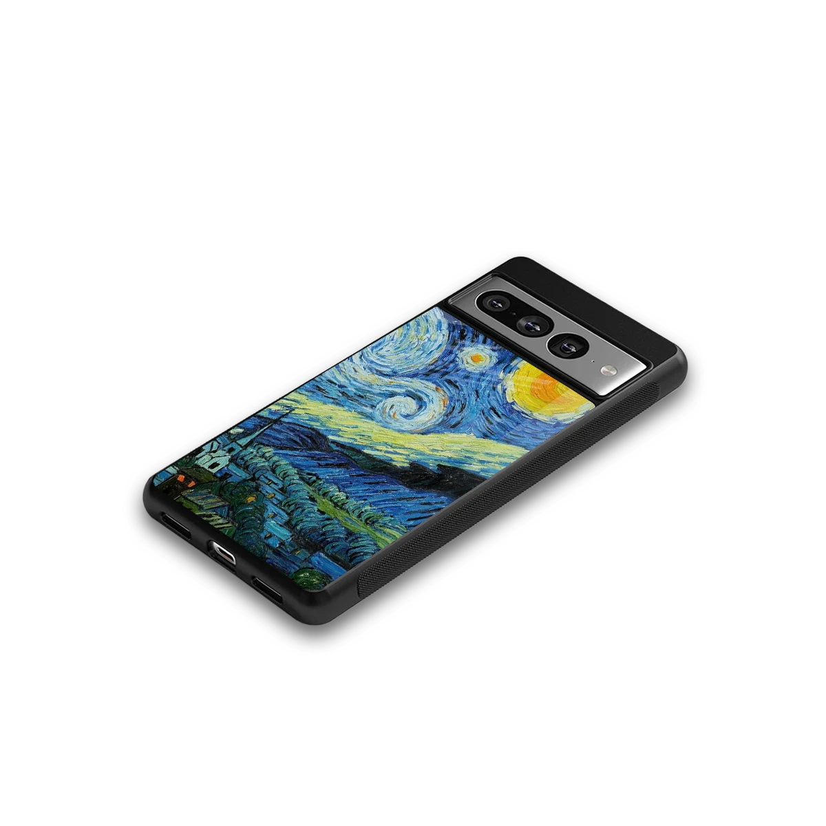 Starry night google pixel 7 pro mobile cover | shockproof glass phone case