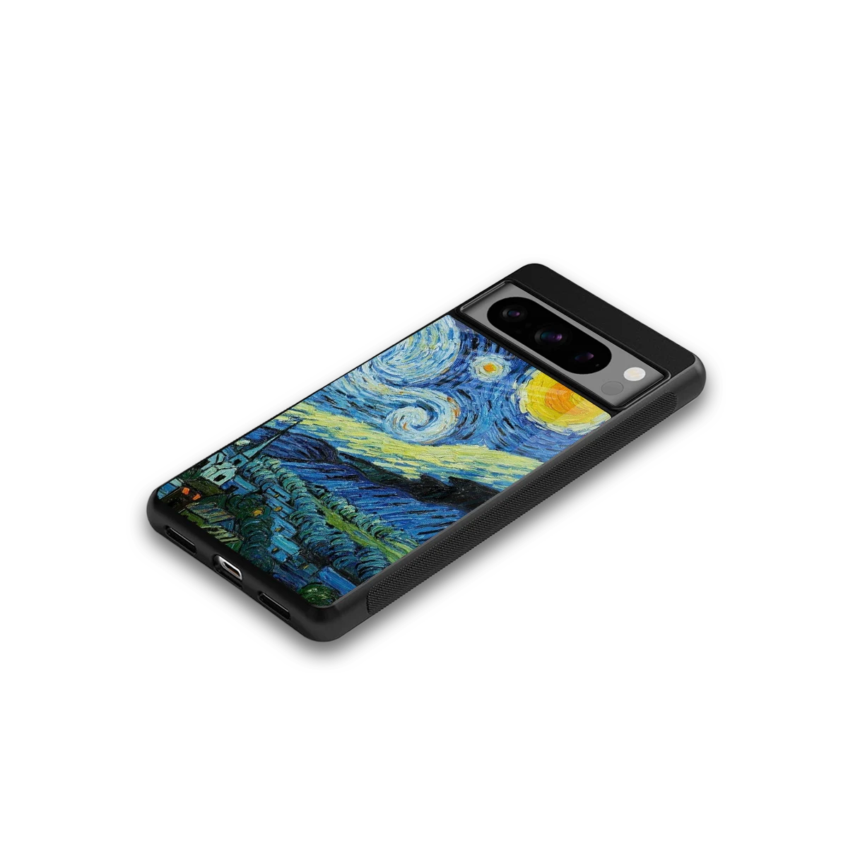 Starry night google pixel 8 pro mobile cover | shockproof glass phone case