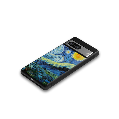 Starry night google pixel 8 mobile cover | shockproof glass phone case