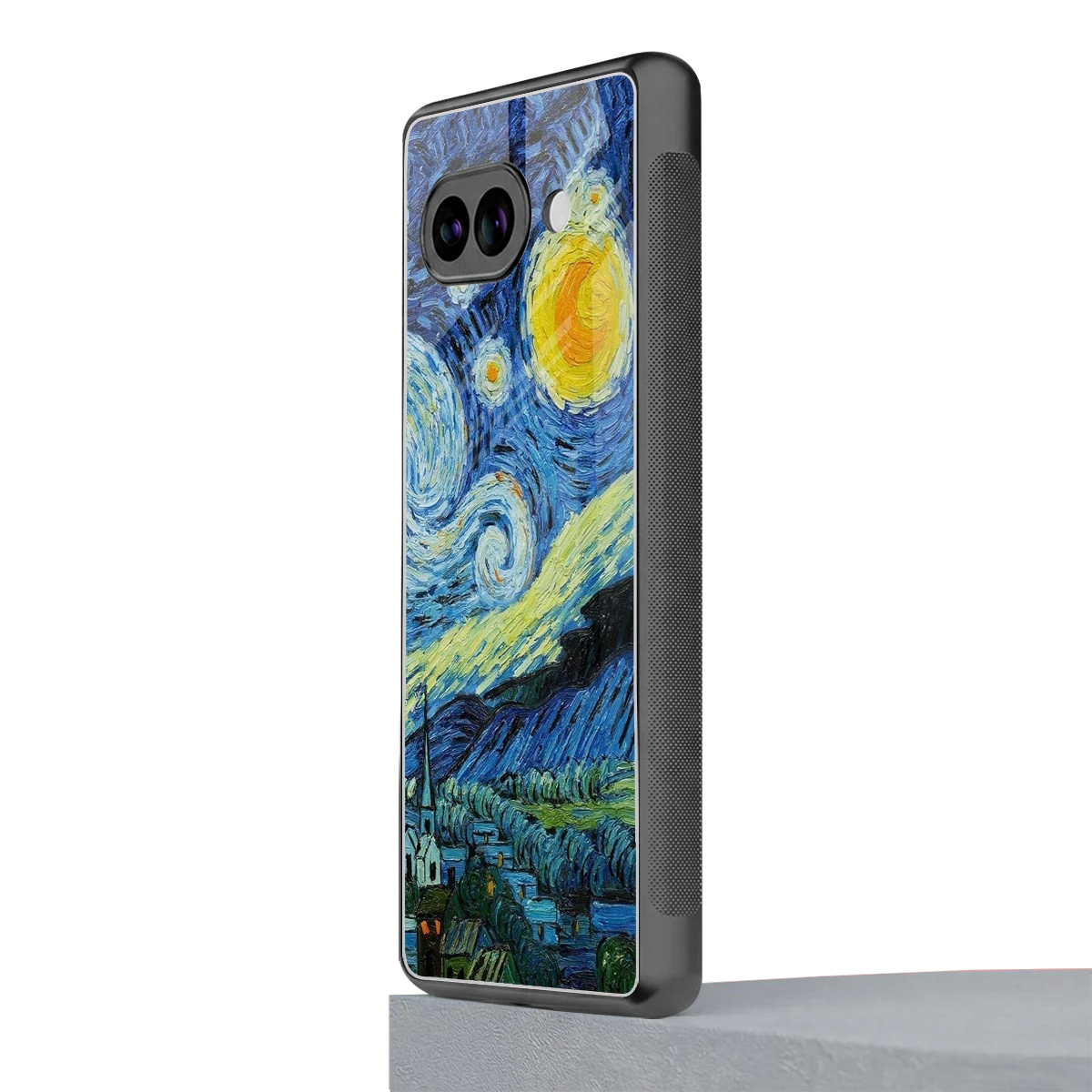 Starry night google pixel 10a mobile cover | shockproof glass phone case
