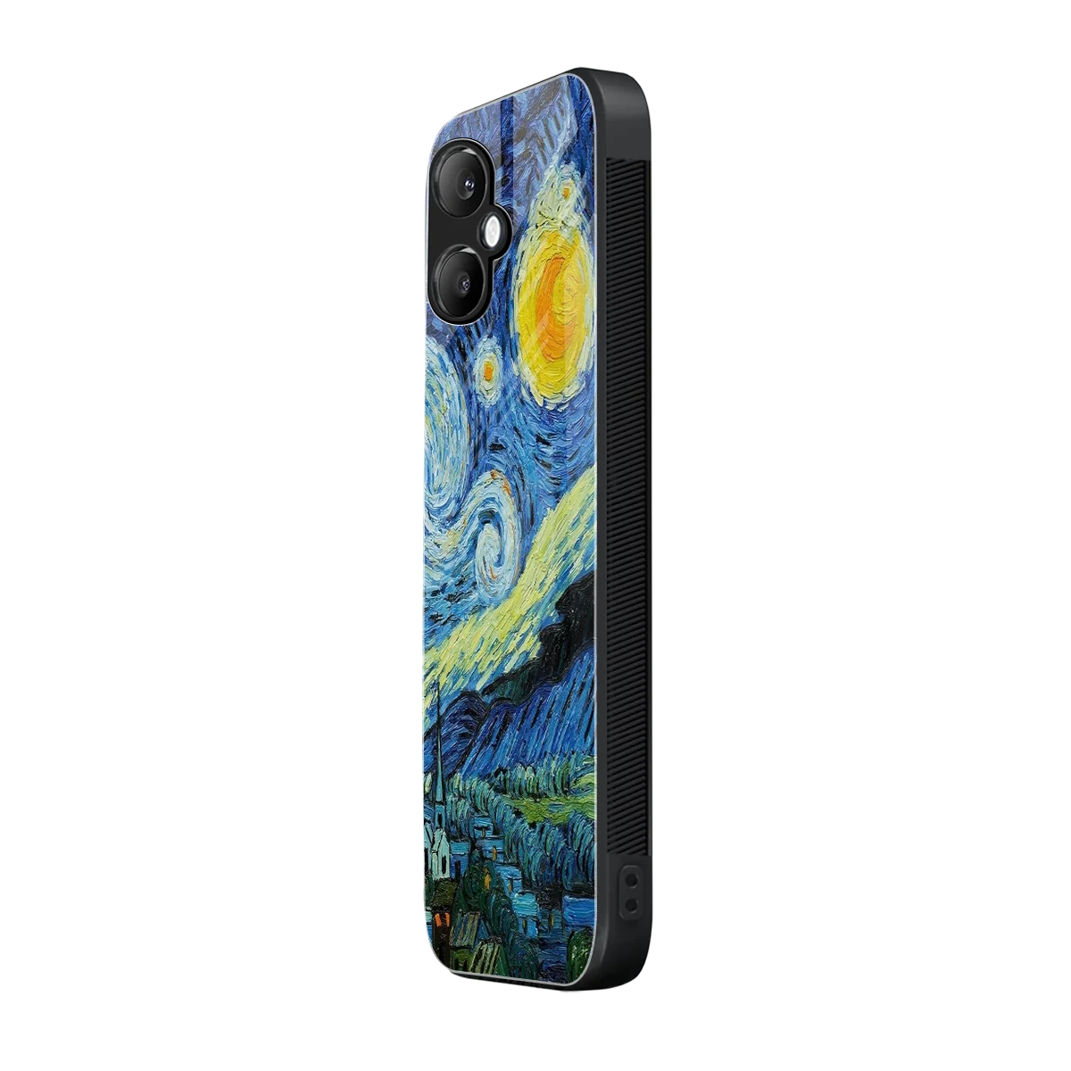 Starry night samsung galaxy a06 5g mobile cover | shockproof glass phone case