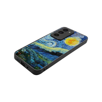 Starry night stylish phone case for redmi 15 5g | glossy glass and slim fit
