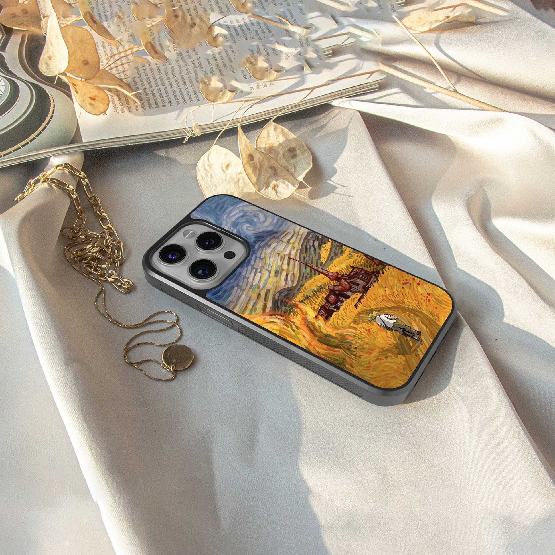 Starry Ride luxury glass phone case for iPhone 16 | scratch and drop resistant
