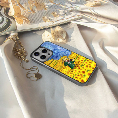 Starry Strings luxury glass phone case for iPhone 16 | scratch and drop resistant