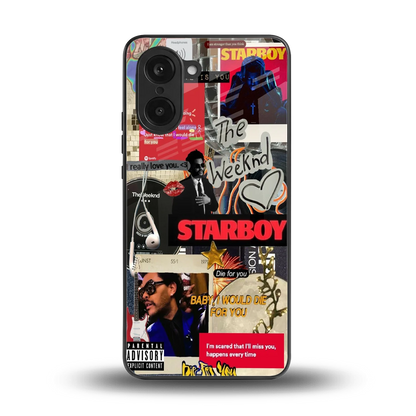 Stellar Starboy back phone cover | glass case for oneplus nord ce5 5g