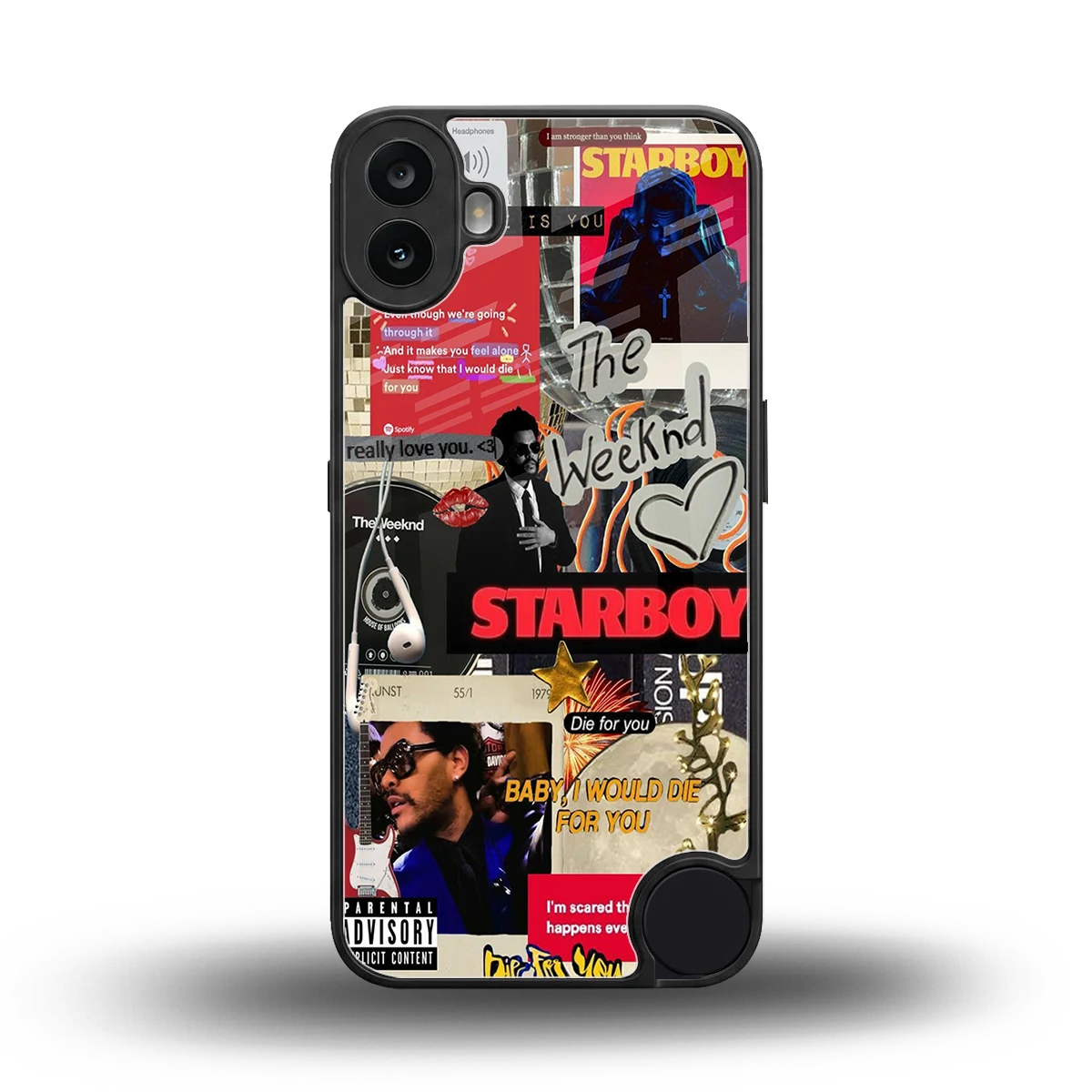 Stellar Starboy back phone cover | glass case for cmf nothing phone 1