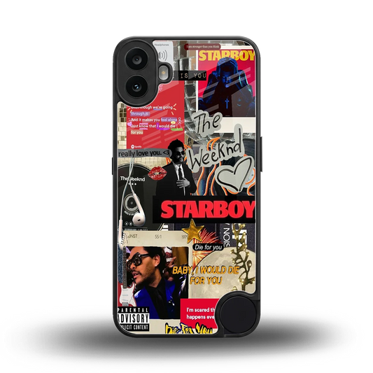 Stellar Starboy back phone cover | glass case for cmf nothing phone 1