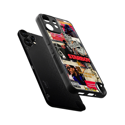 Stellar Starboy sleek cmf nothing phone 2 pro cover with tempered glass back and TPU edges