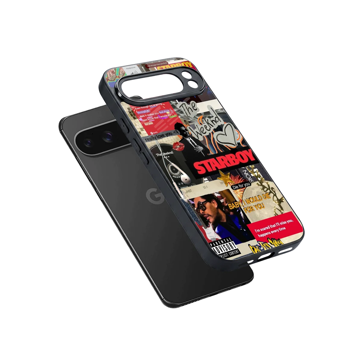 Stellar Starboy sleek google pixel 10 pro xl cover with tempered glass back and TPU edges