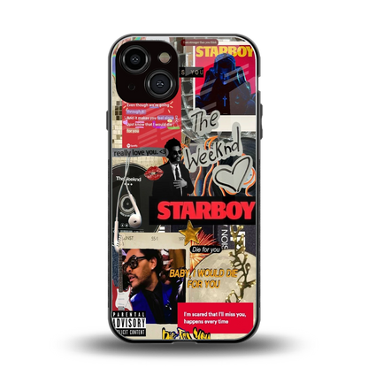 Stellar Starboy back phone cover | glass case for iphone 13