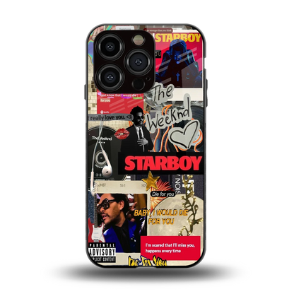 Stellar Starboy back phone cover | glass case for iphone 15 pro