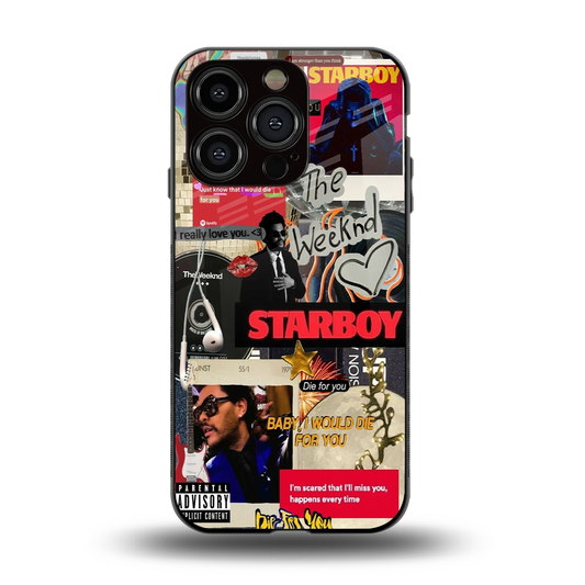 Stellar Starboy back phone cover | glass case for iphone 15 pro