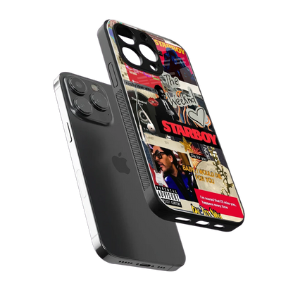 Stellar Starboy sleek iphone 15 pro cover with tempered glass back and TPU edges