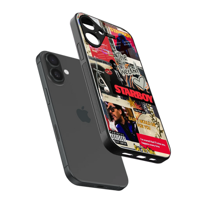 Stellar Starboy sleek iphone 16 plus cover with tempered glass back and TPU edges