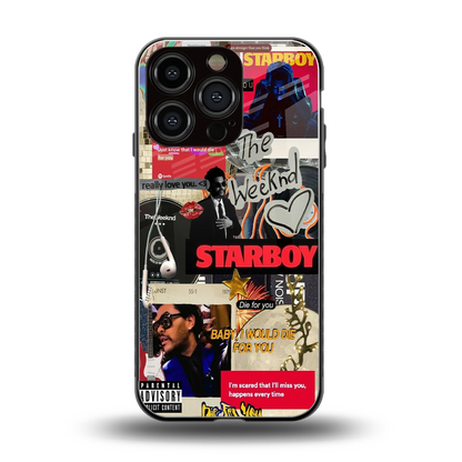Stellar Starboy back phone cover | glass case for iphone 16 pro