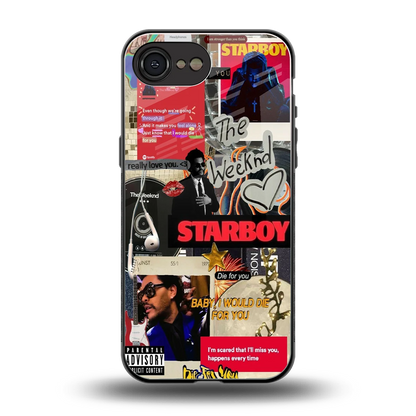 Stellar Starboy back phone cover | glass case for iphone 17e