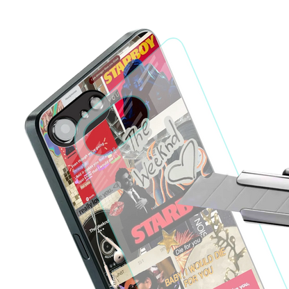 Stellar Starboy stylish phone case for iphone 16e | glossy glass and slim fit