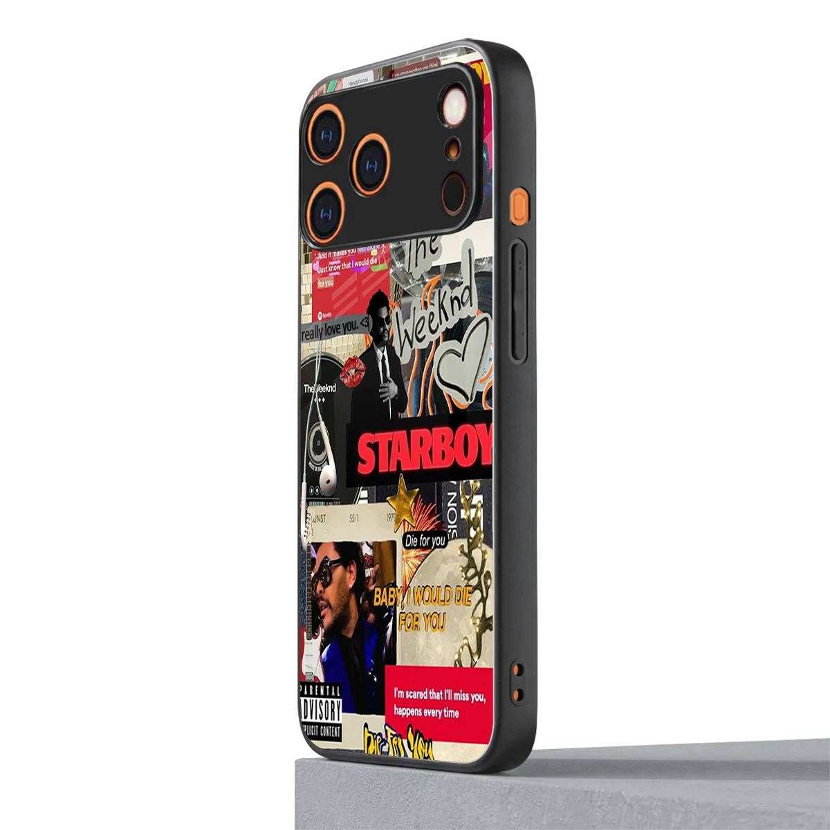 Stellar Starboy iphone 17 pro mobile cover | shockproof glass phone case