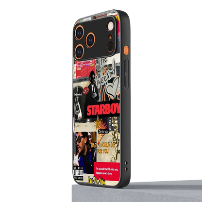 Stellar Starboy iphone 17 pro mobile cover | shockproof glass phone case