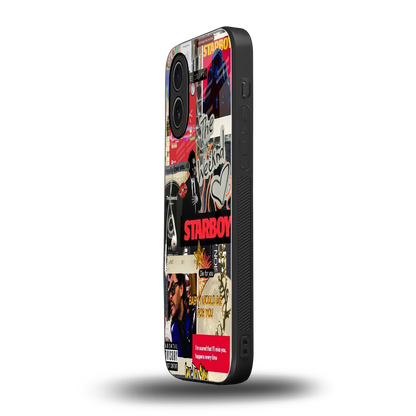 Stellar Starboy iphone 17 mobile cover | shockproof glass phone case